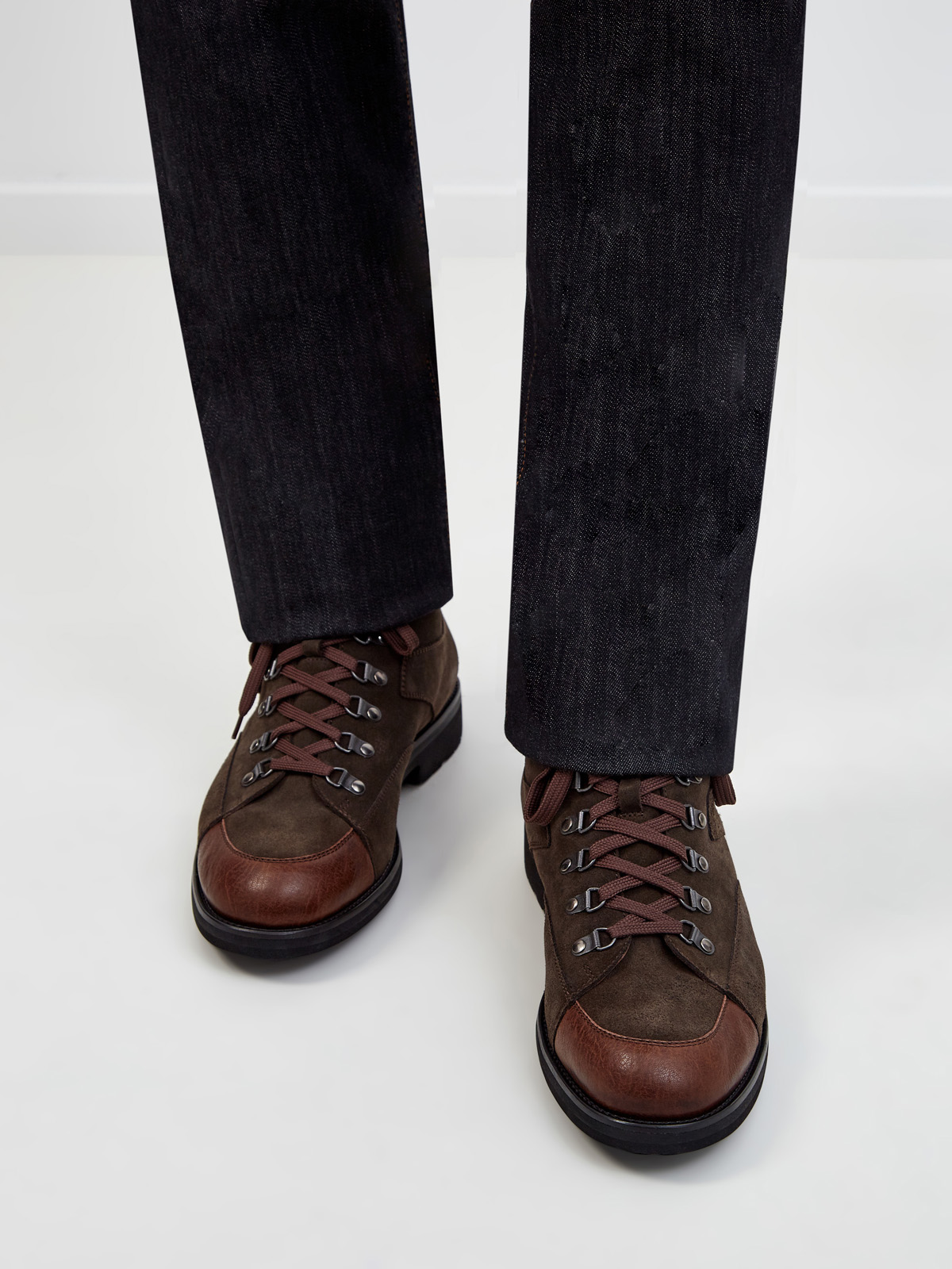 Высокие ботинки на противоскользящей подошве MORESCHI, цвет коричневый, размер 40.5;41;41.5;42;42.5;43;43.5;44 - фото 2