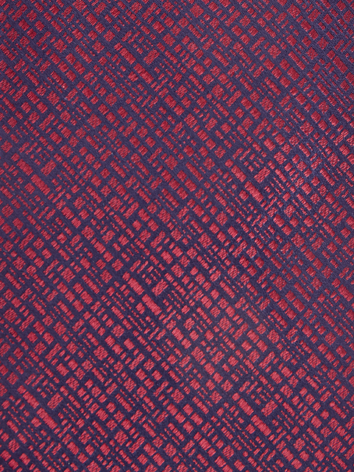 Шелковый галстук с вышивкой ручной работы CANALI, цвет бордовый, размер M - фото 3
