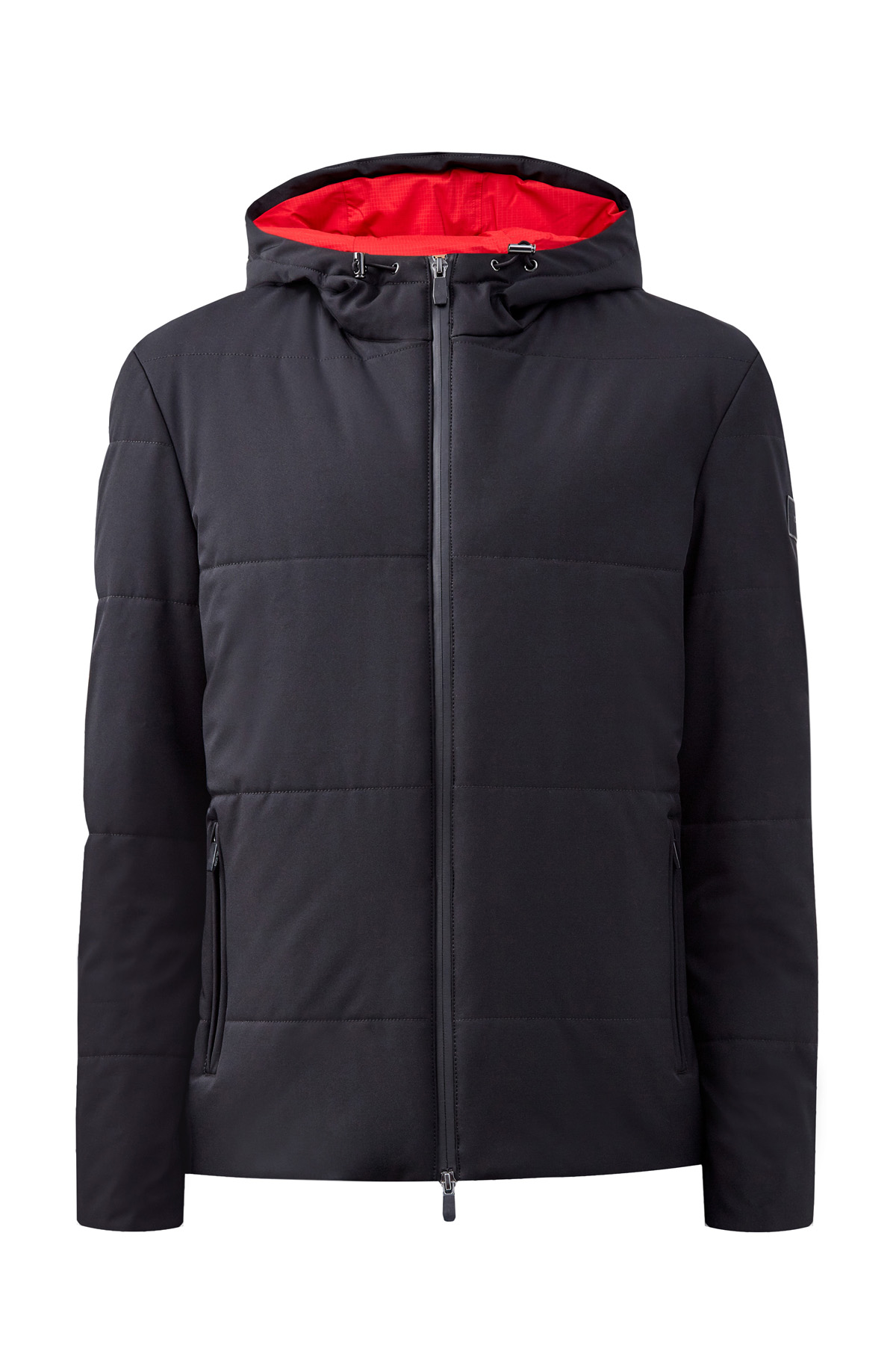 Куртка из водонепроницаемого нейлона с яркой подкладкой MICHAEL KORS, цвет черный, размер M - фото 1