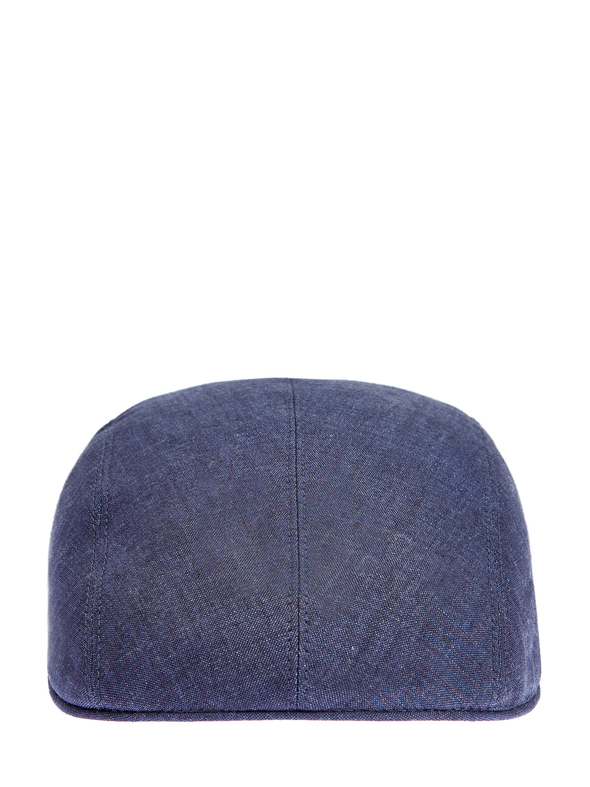 Однотонная кепка-коппола из дышащего льна BRUNELLO CUCINELLI, цвет синий, размер L;XL - фото 1