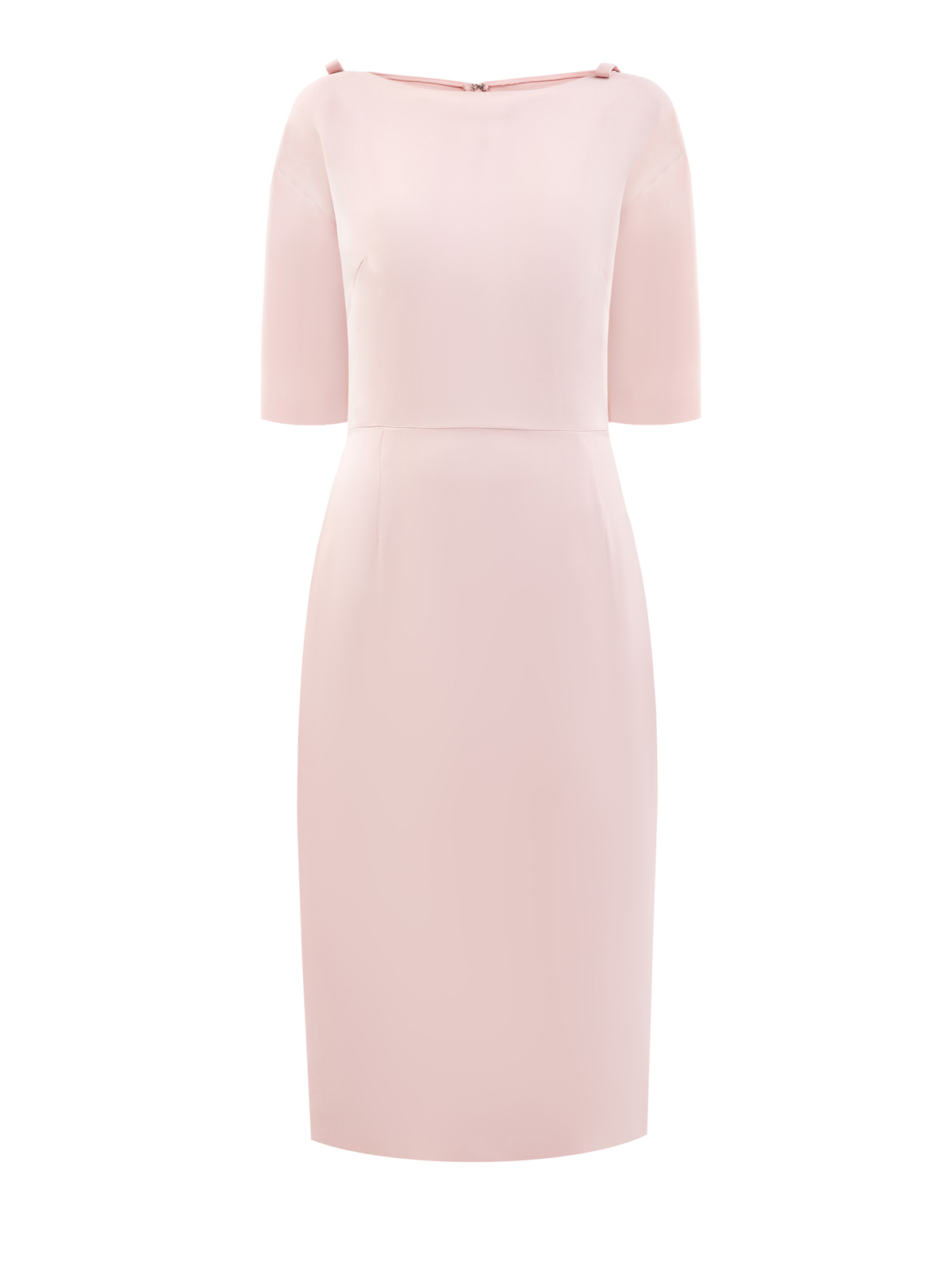 Платье-футляр из ткани Cady Evolution VALENTINO розового цвета