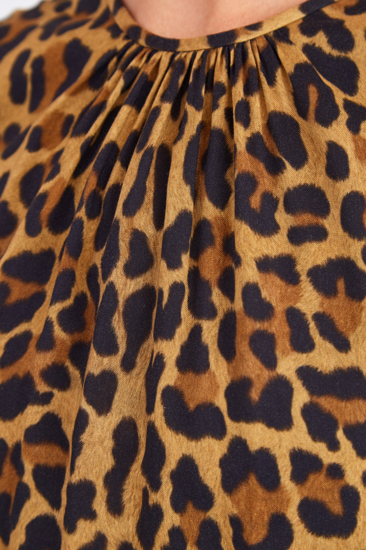 Облегающее платье-мини с леопардовым принтом в коричневой гамме DSQUARED2, цвет коричневый, размер 40 - фото 5