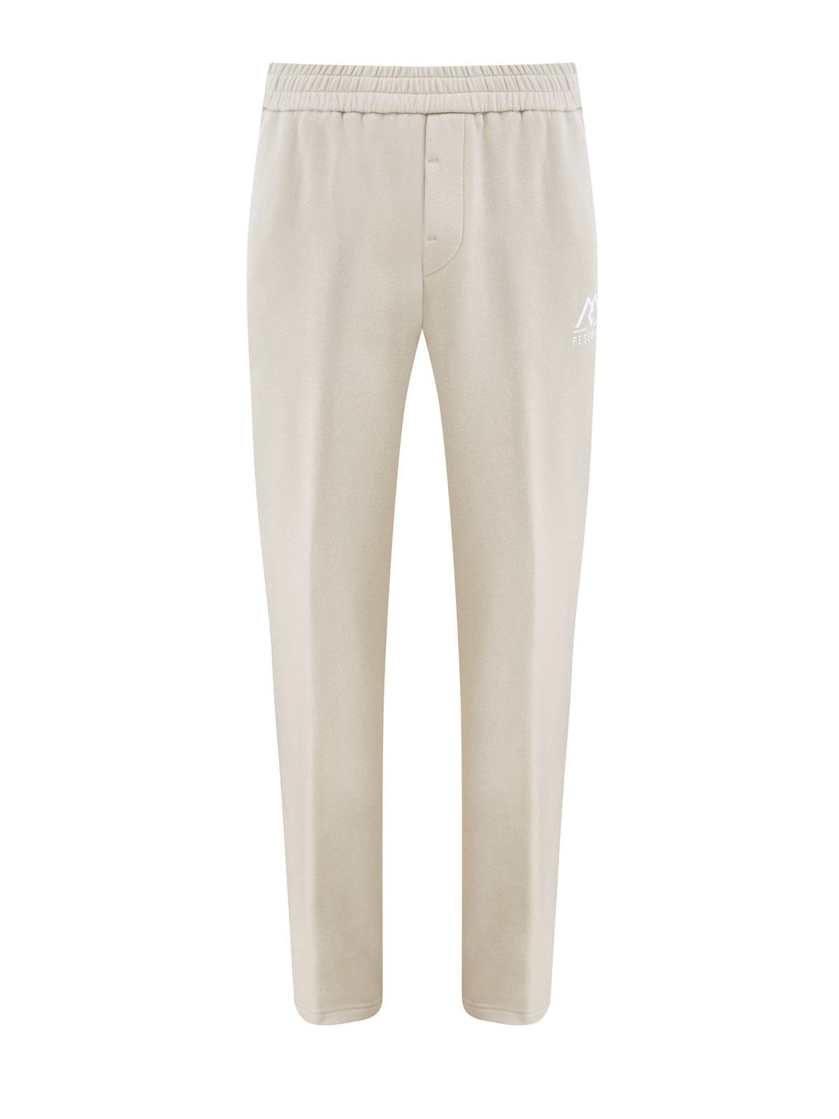 Брюки в спортивном стиле из хлопка и кашемира