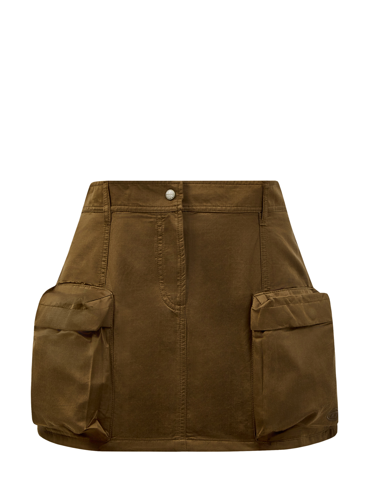 Короткая юбка O-Lan с объемными карманами-карго DIESEL, цвет коричневый, размер XS;S;M - фото 1