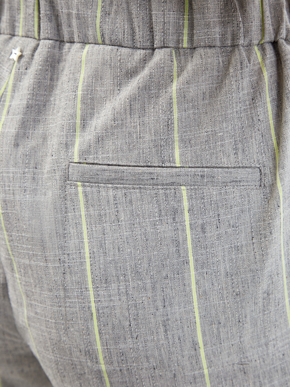 Укороченные брюки в стиле leisure с мелованным принтом LORENA ANTONIAZZI, цвет серый, размер 40;48;42 - фото 6