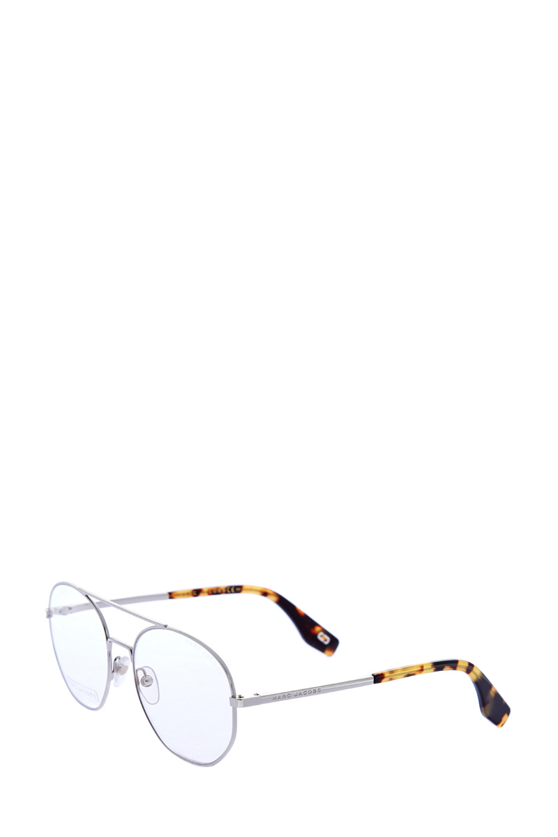 Очки с прозрачными стеклами и черепаховой отделкой дужек MARC JACOBS (sunglasses), размер 10 - фото 3