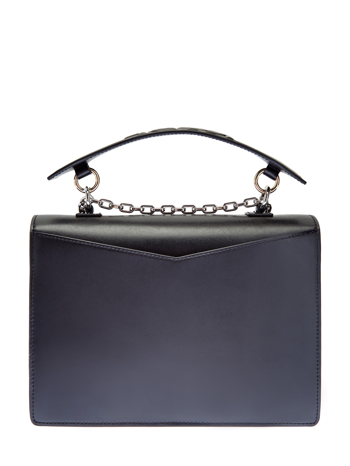 Кожаная сумка K/Karl Seven с отделкой из комбинированного металла KARL LAGERFELD, цвет черный, размер 44 Кожаная сумка K/Karl Seven с отделкой из комбинированного металла - фото 4