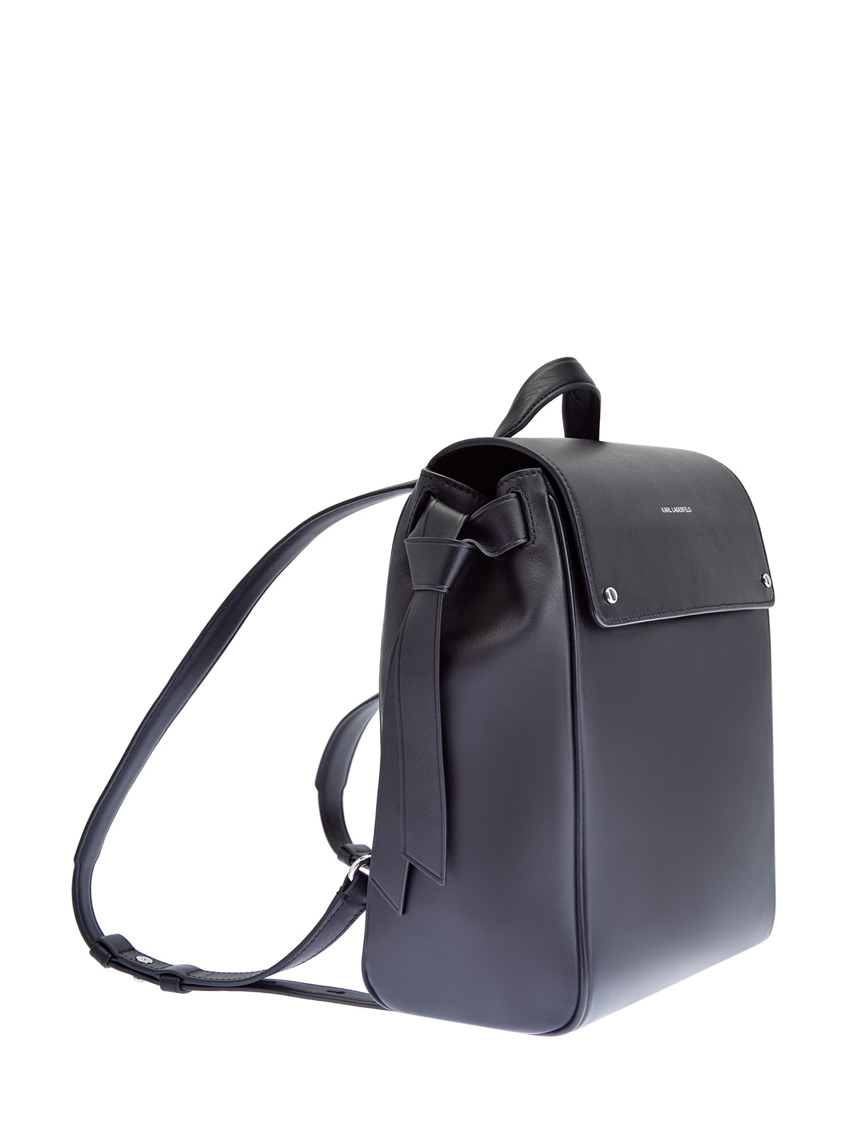 Лаконичный рюкзак K/Ikon из гладкой матовой кожи KARL LAGERFELD, цвет черный, размер 5;6;7 Лаконичный рюкзак K/Ikon из гладкой матовой кожи - фото 3