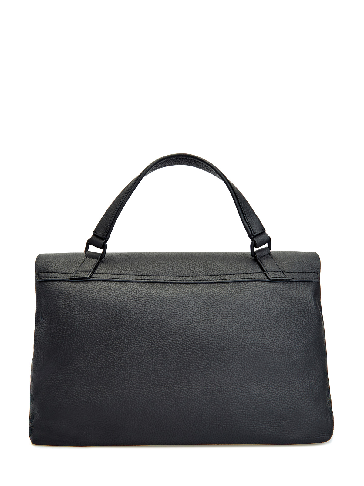 Кожаная сумка Postina с регулируемым съемным ремнем ZANELLATO, цвет черный, размер 42;44;45 - фото 5