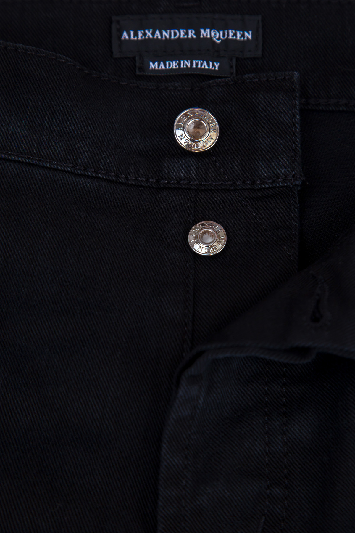 джинсы ALEXANDER MCQUEEN, цвет черный, размер 50 - фото 6