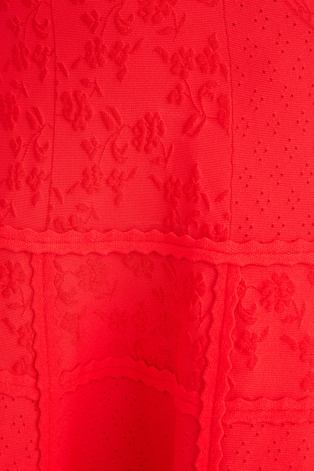 Платье с объемным цветочным принтом и отрезным вуалевым подолом ALEXANDER MCQUEEN, размер 42 - фото 5
