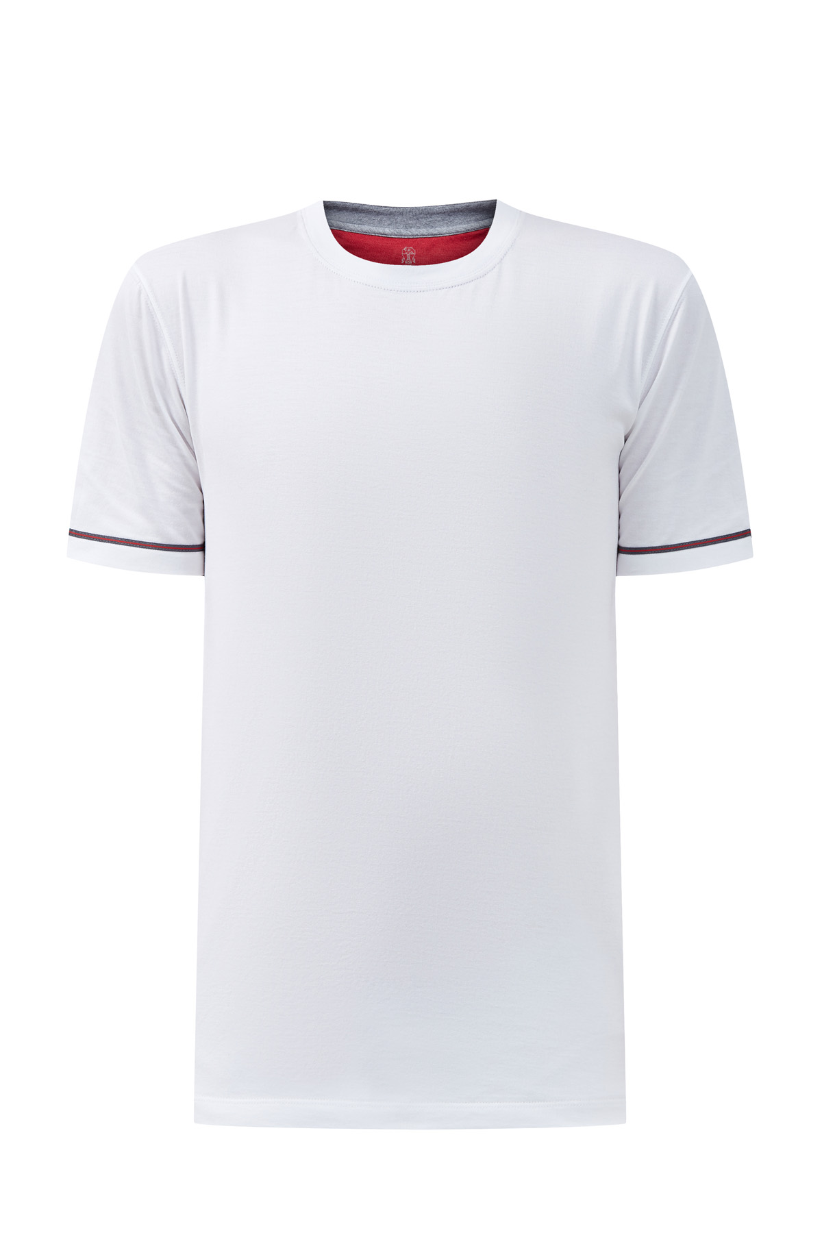 Хлопковая футболка из коллекции Travelwear BRUNELLO CUCINELLI, цвет белый, размер 46;52;56;48 - фото 1