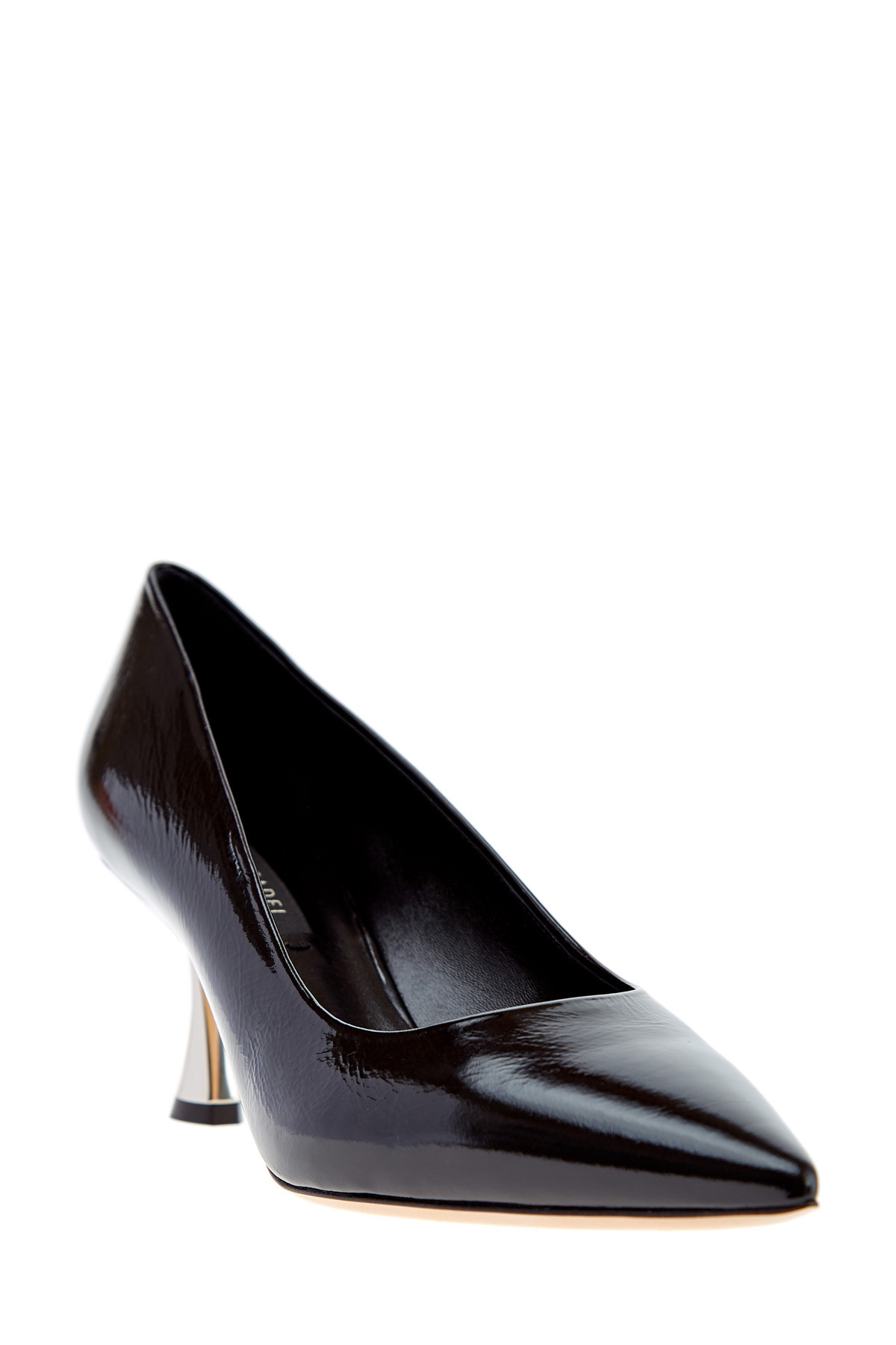 Туфли-лодочки на архитектурном каблуке K Blade из лаковой кожи CASADEI, цвет черный, размер 38;39.5 - фото 3