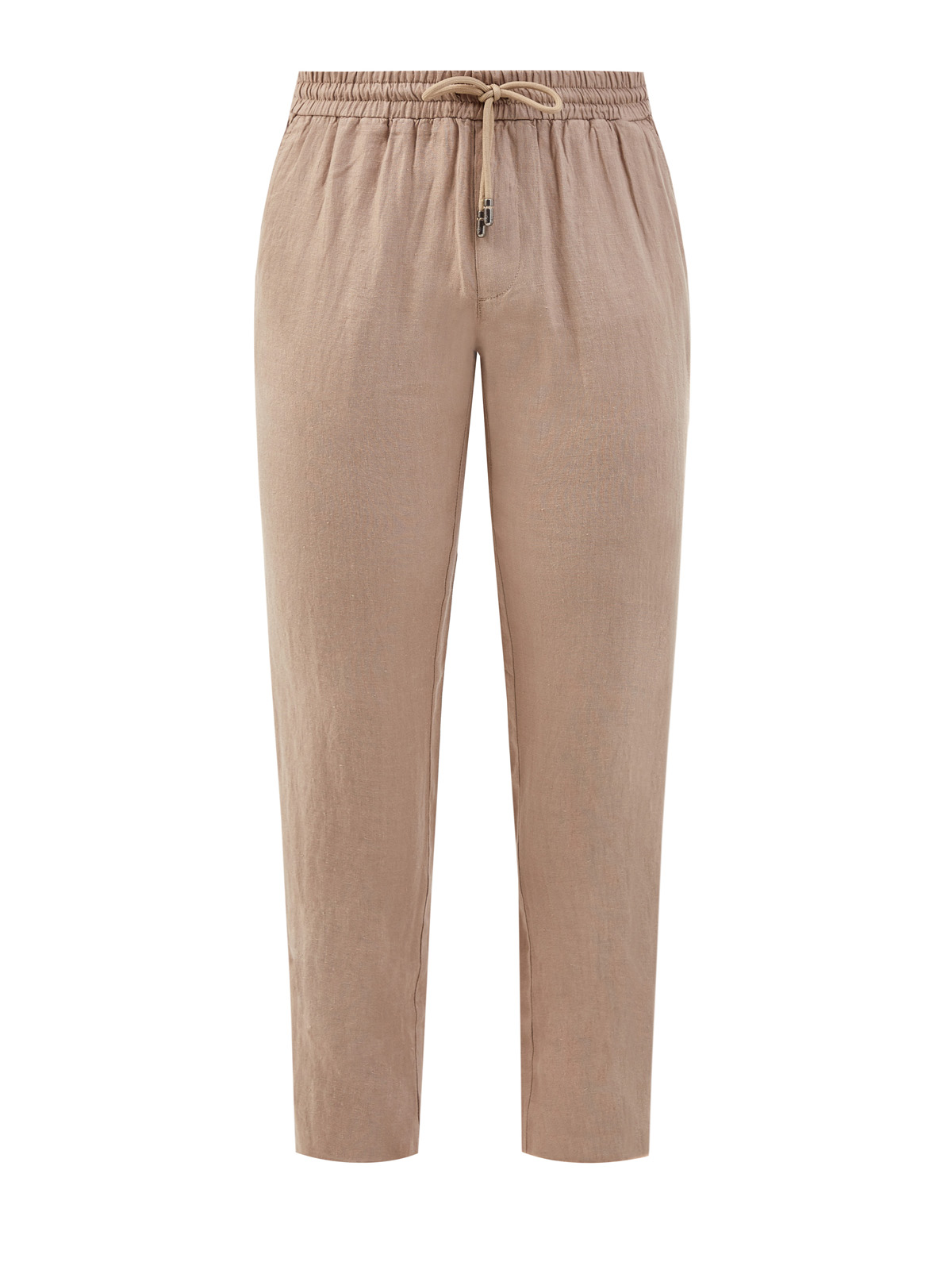 Льняные брюки в расслабленном стиле sprezzatura CUDGI, цвет бежевый, размер L;XL;2XL;4XL;5XL;M - фото 1