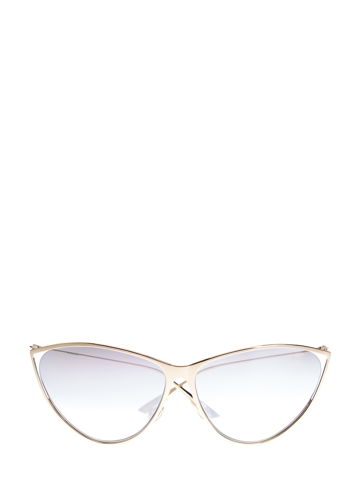 Солнцезащитные очки DiorNewMotard в тонкой литой оправе DIOR (sunglasses) women, цвет коричневый, размер M;L;XL;2XL;3XL