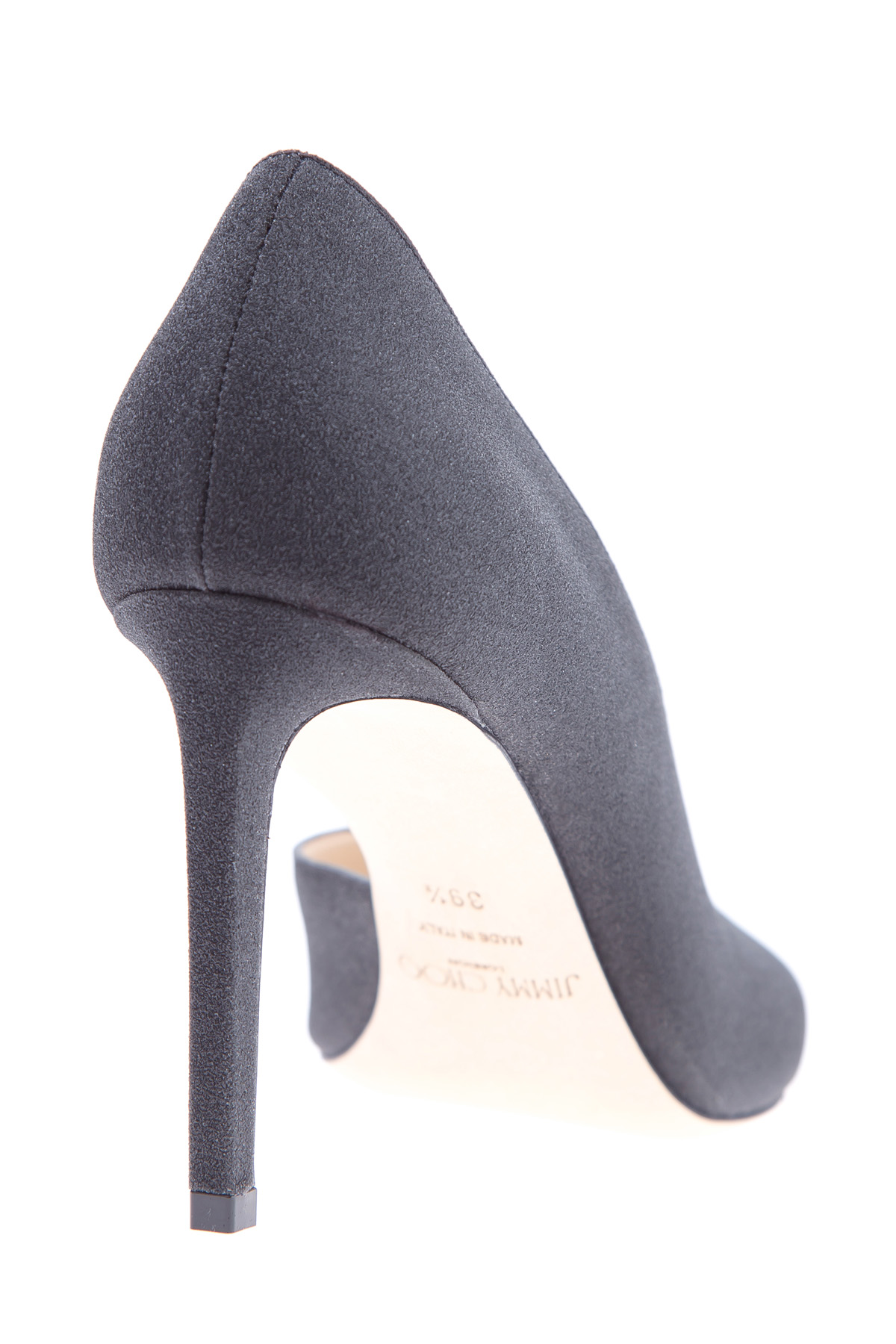 Туфли Sophia из кожи с мерцающей отделкой и тонким каблуком-шпилькой JIMMY CHOO, цвет черный, размер 38.5;39.5;41 - фото 4