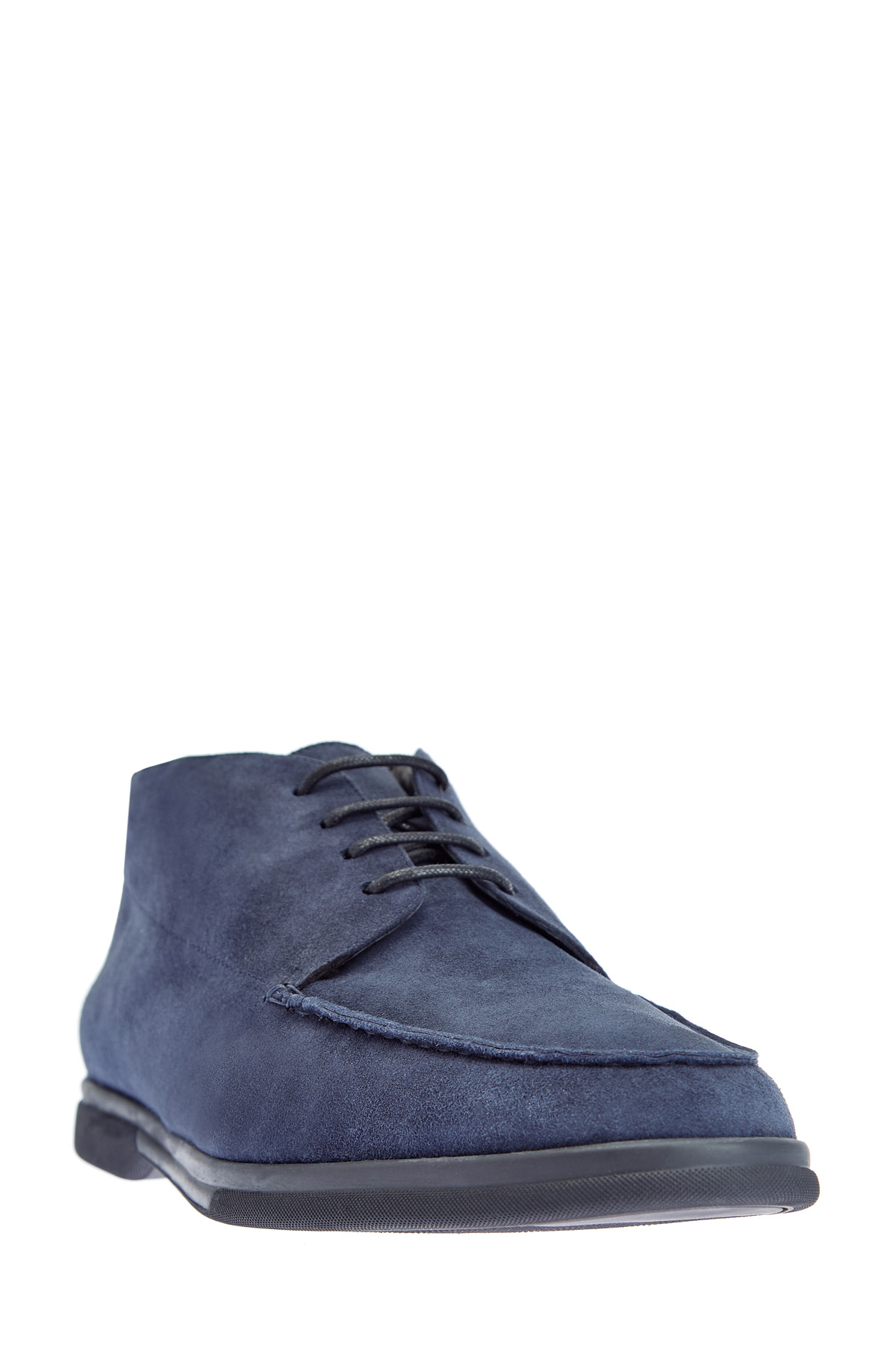 Утепленные мехом ботинки из замши CANALI, цвет синий, размер 40;41;42;43;44;45 - фото 2