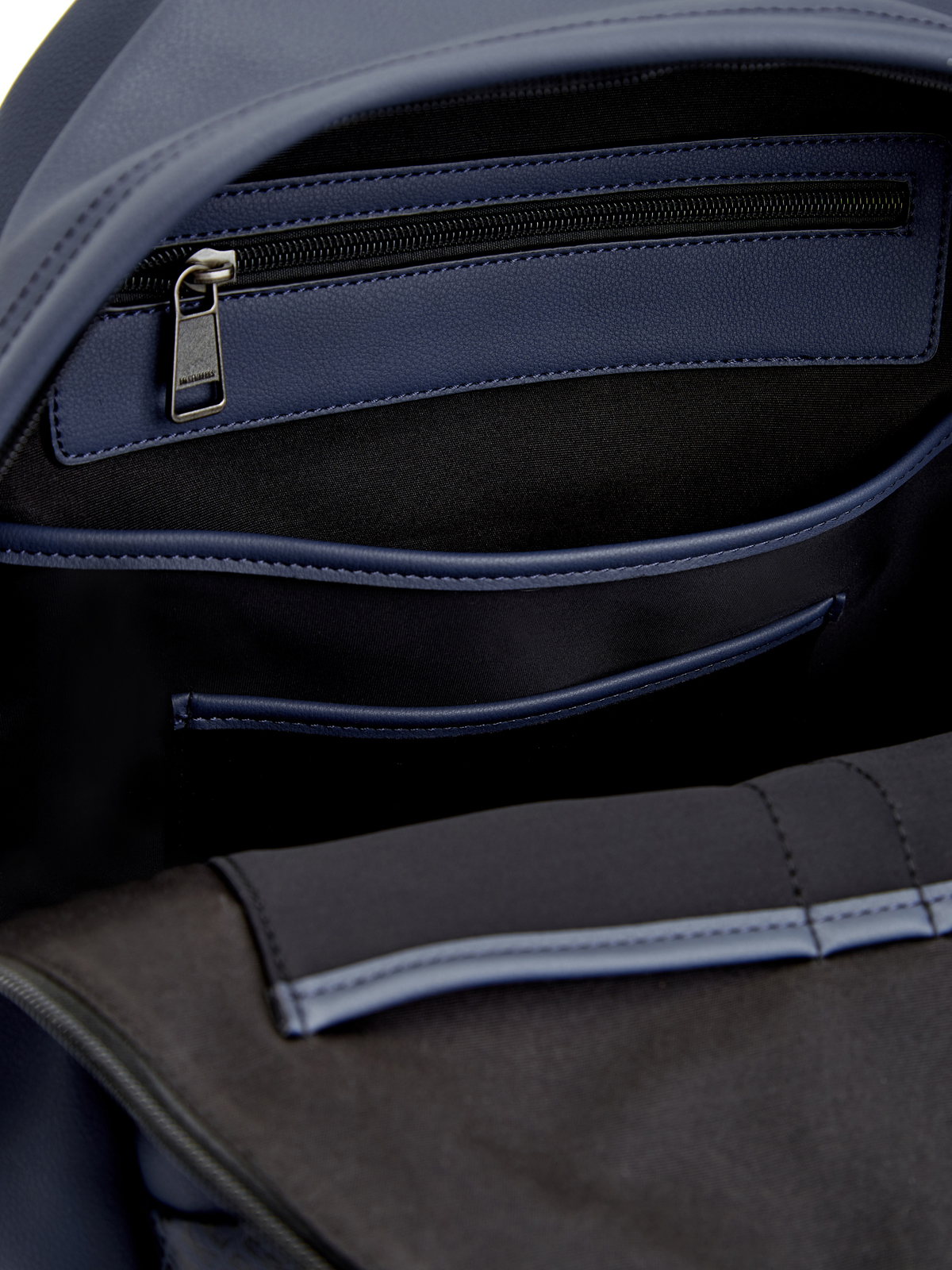 Рюкзак из матовой эко-кожи с мембранной спинкой BIKKEMBERGS, цвет синий, размер M - фото 6