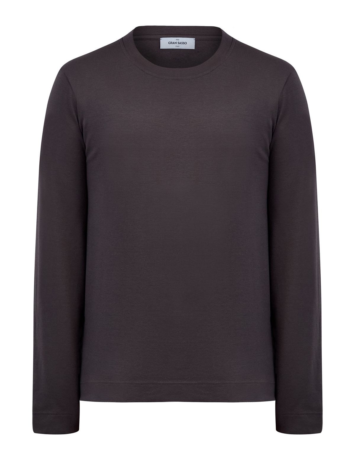 

Лонгслив из гладкого хлопка джерси с фирменным патчем, Коричневый, Лонгслив из гладкого хлопка джерси с фирменным патчем