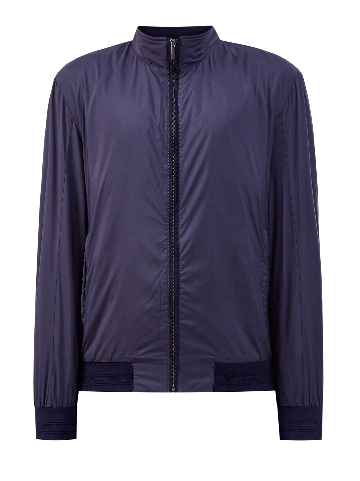Легкая куртка-бомбер с эластичной отделкой кромок CUDGI, цвет синий, размер L;2XL;3XL;5XL;6XL;M;XL - фото 1