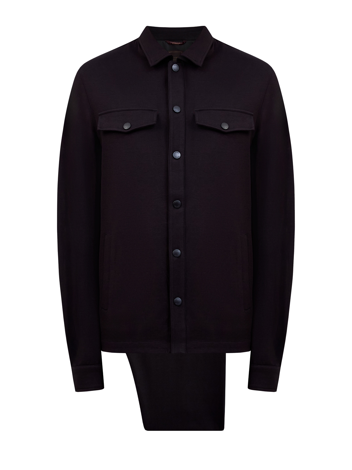 

Костюм из шерсти и вискозы с брюками на кулиске, Черный, Костюм из шерсти и вискозы с брюками на кулиске