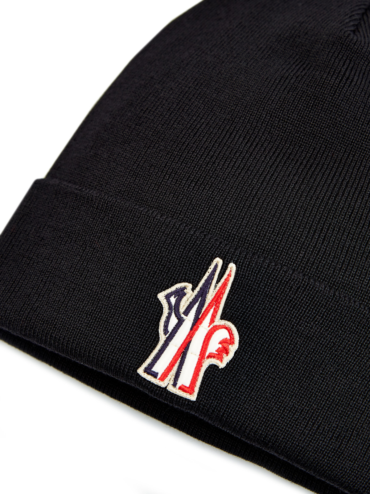 Шапка из шерсти английской вязки с логотипом Après Ski MONCLER, цвет черный, размер 36;36.5;37.5;38;38.5;39;40 - фото 3