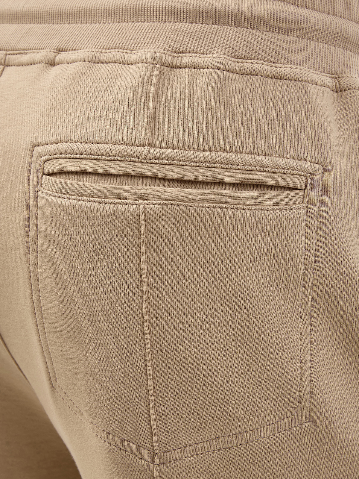Хлопковые брюки-джоггеры Travelwear с поясом на кулиске BRUNELLO CUCINELLI, цвет бежевый, размер 50;54;48 - фото 5