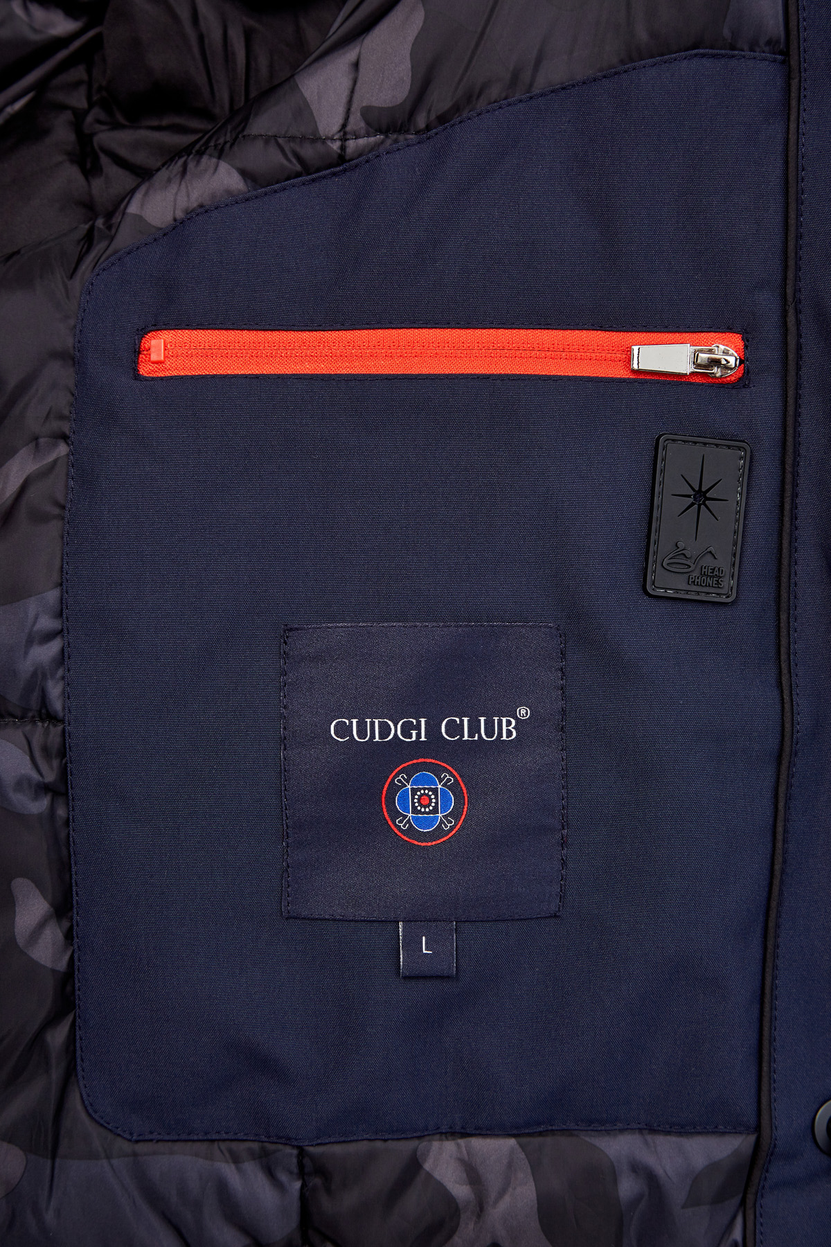 Водонепроницаемая парка с накладными карманами CUDGI, цвет синий, размер M;L;XL;2XL;3XL - фото 4