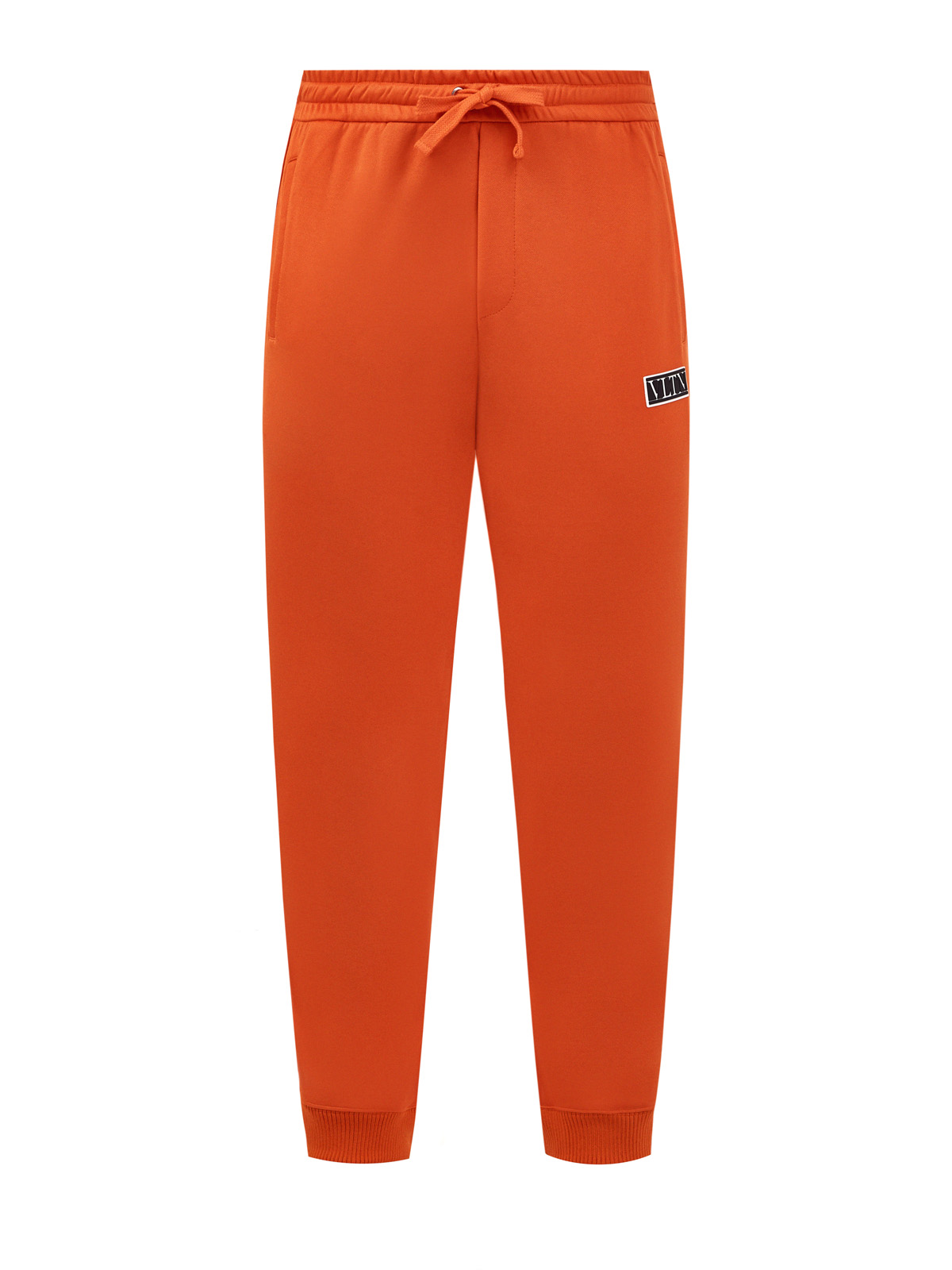 Спортивные брюки из технического хлопка VLTN TAG VALENTINO, цвет оранжевый, размер 48;52;50 - фото 1