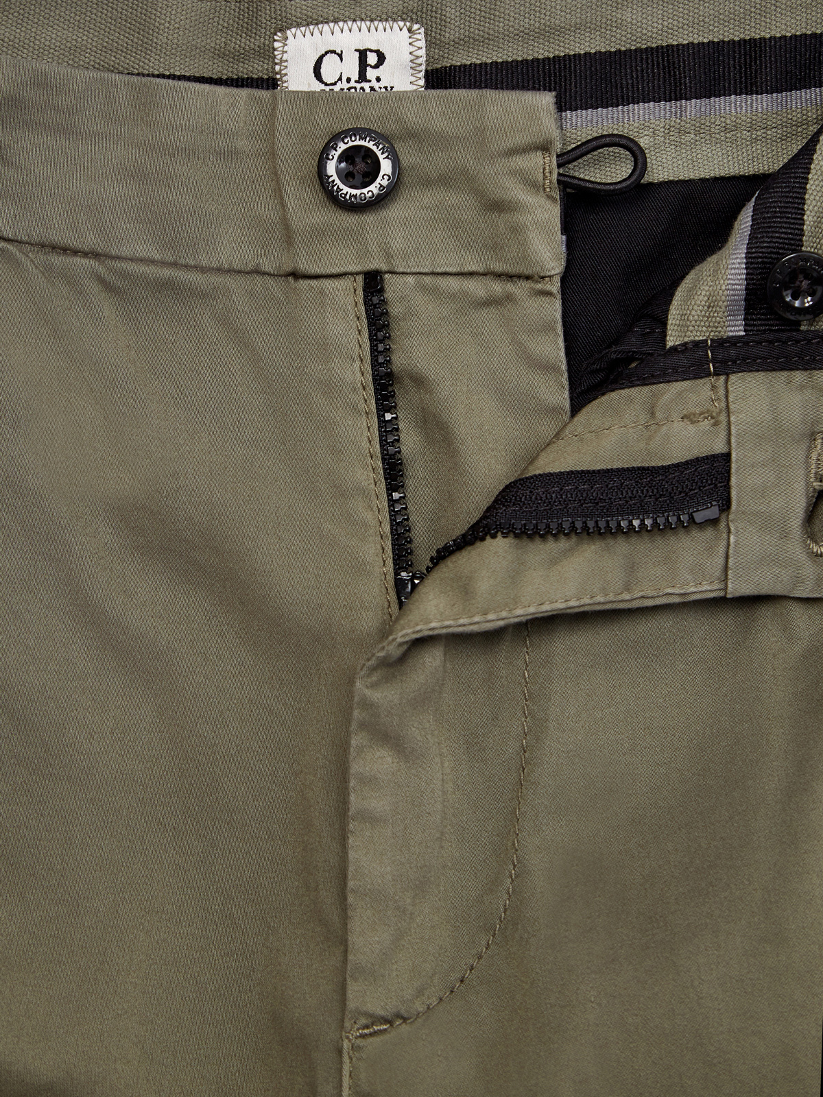 Свободные брюки-карго из матового хлопка Stretch Sateen C.P.COMPANY, цвет зеленый, размер S;M;XL;L - фото 6