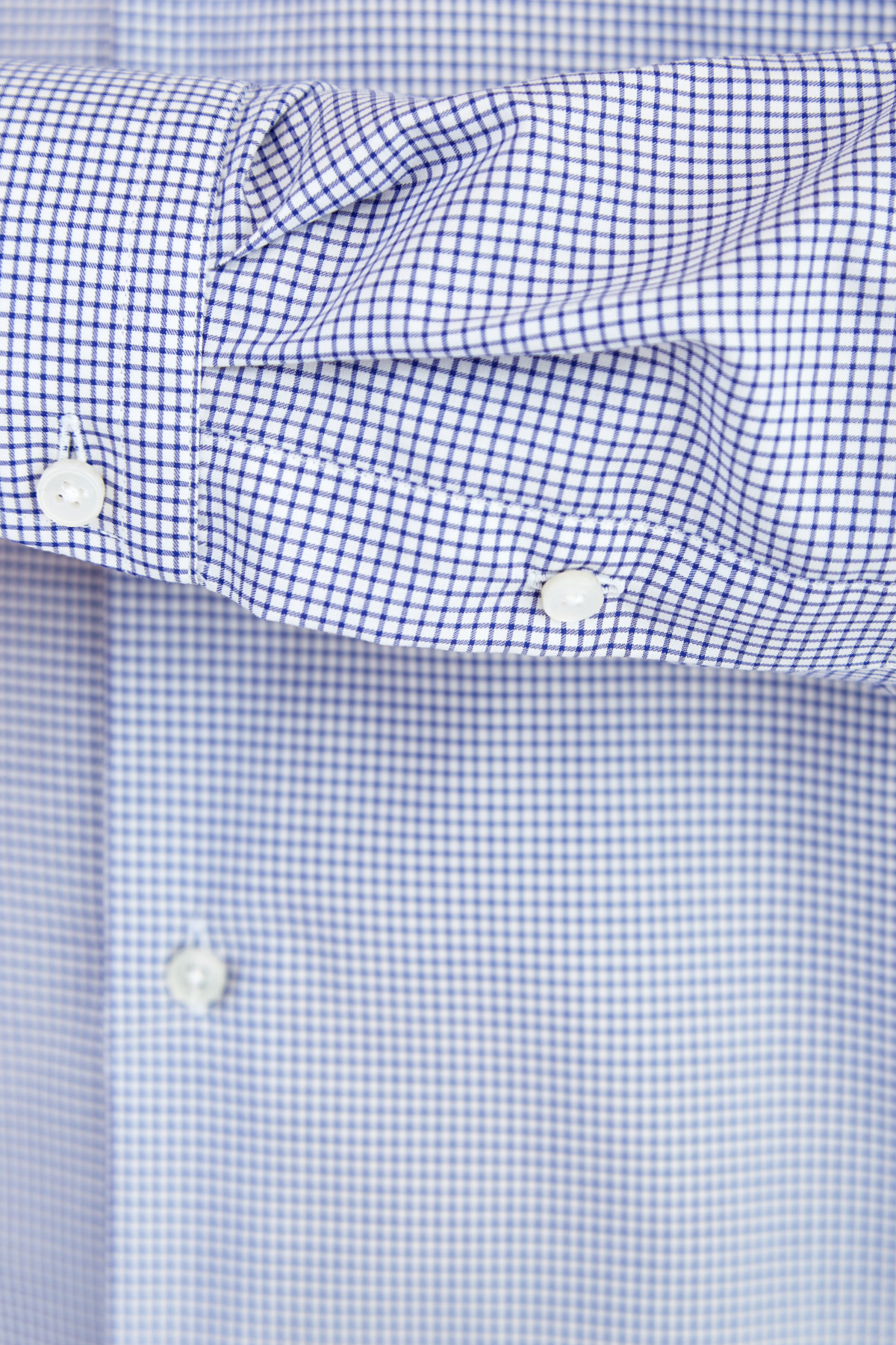 Рубашка из хлопка Wrinkle Free с микро-принтом в клетку XACUS, цвет мульти, размер 50;52;52 - фото 5