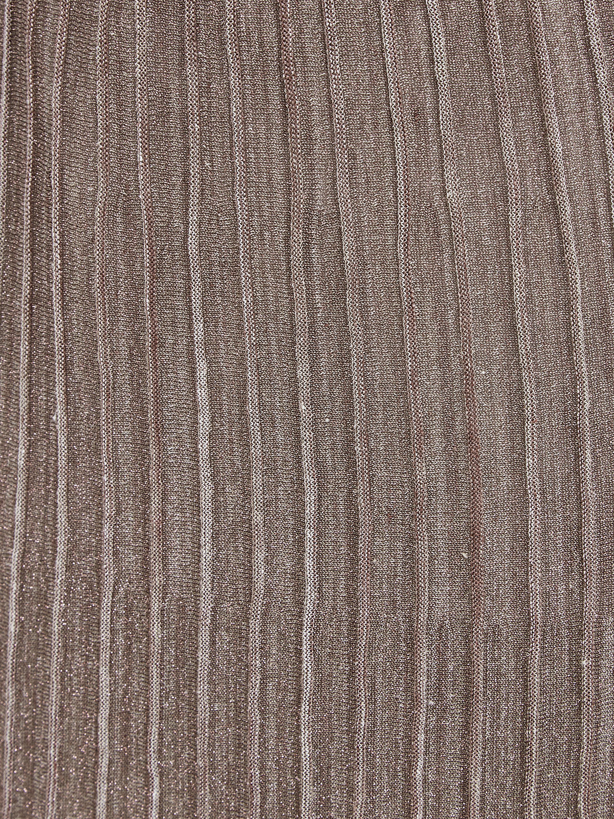 Льняная юбка-плиссе с металлизированной нитью ламе FABIANA FILIPPI, цвет бронзовый, размер 40;42 - фото 5