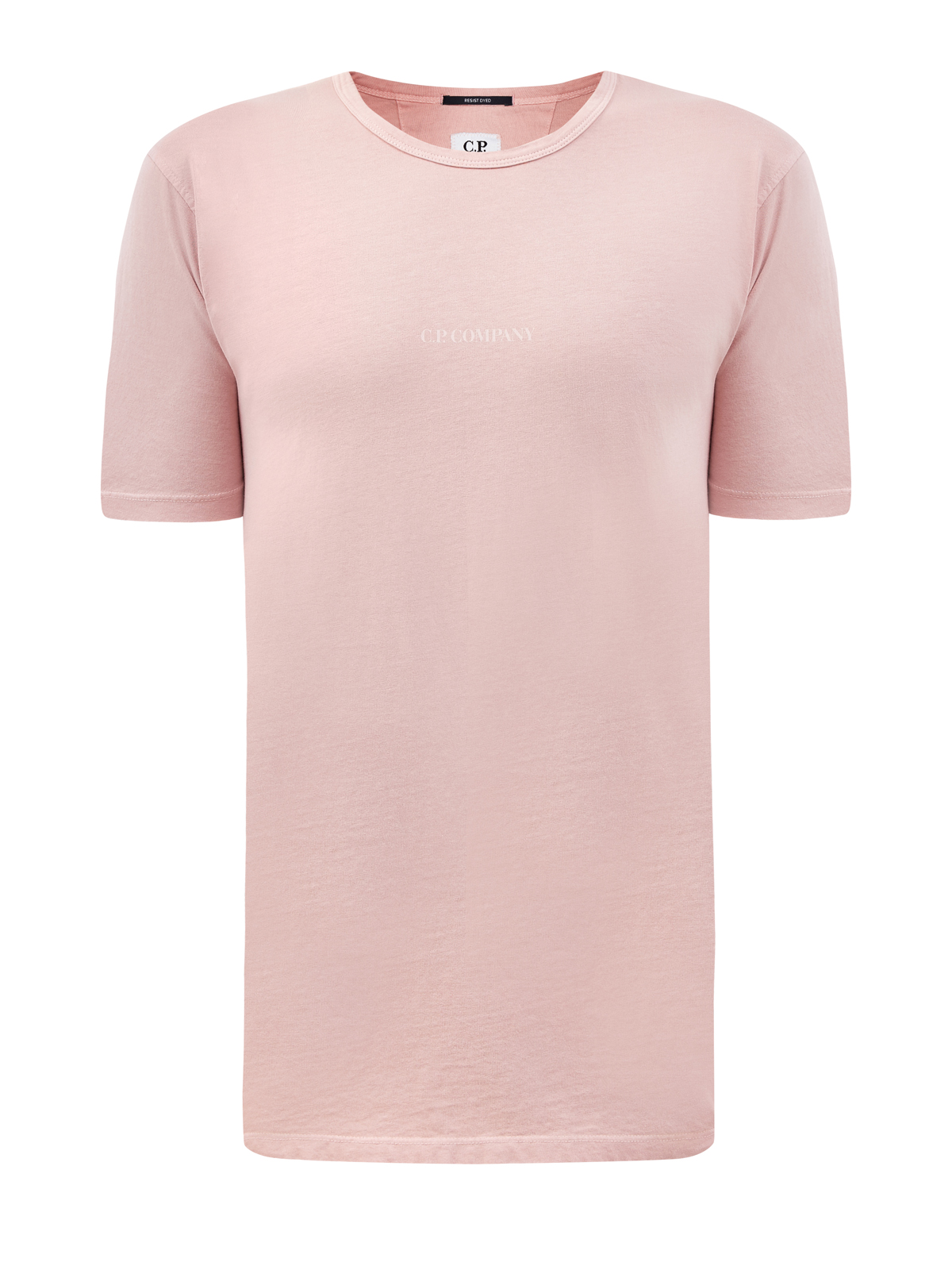 Хлопковая футболка свободного кроя с минималистичным принтом C.P.COMPANY, цвет розовый, размер 46;48;52;54 - фото 1