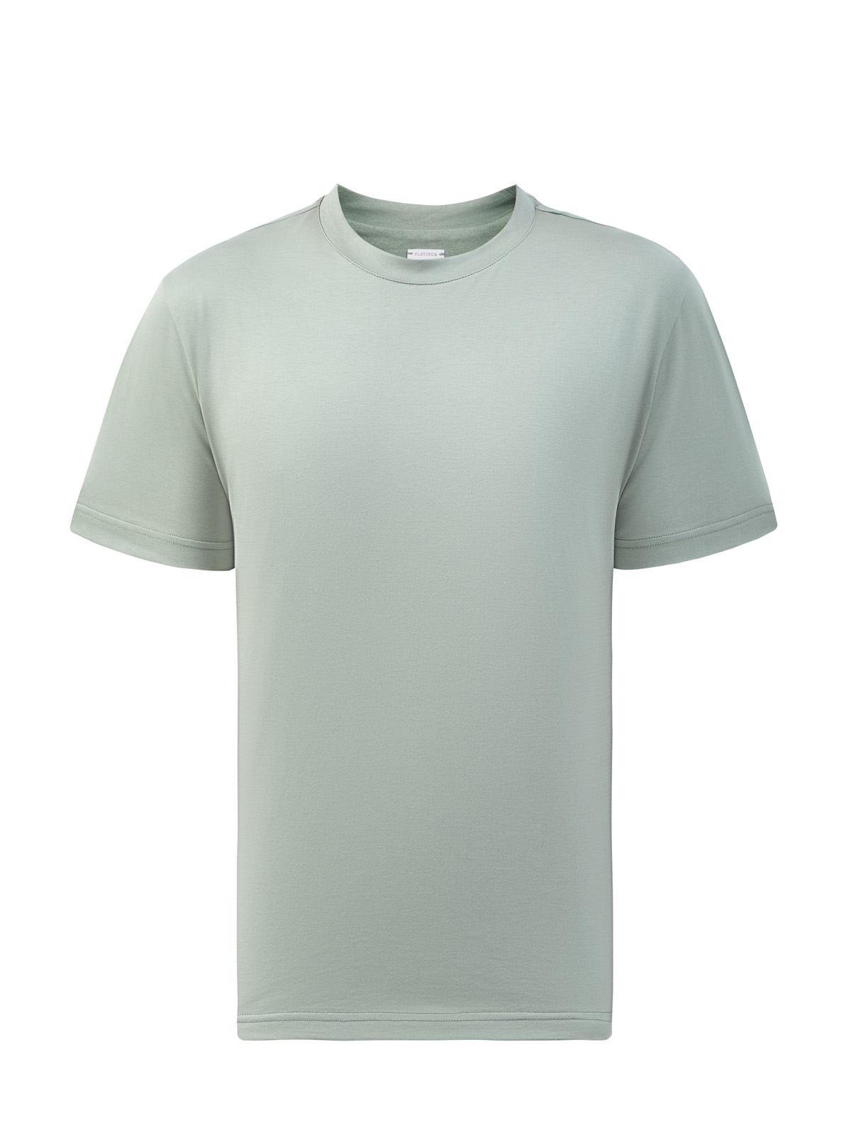 Однотонная футболка прямого кроя из хлопкового джерси ELEVENTY, цвет зеленый, размер 46;48;50;52;54;56 - фото 1