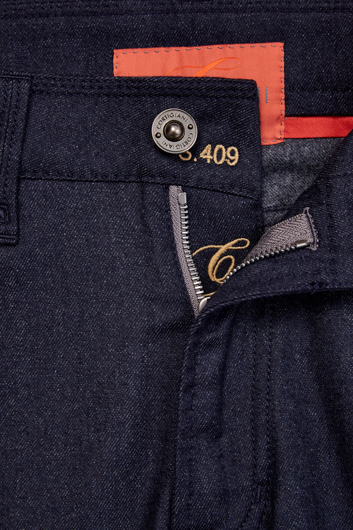 Утепленные джинсы с внутренней отделкой из шерстяной фланели CORTIGIANI, цвет синий, размер 48;50;52;54;56;58;60;46 - фото 7