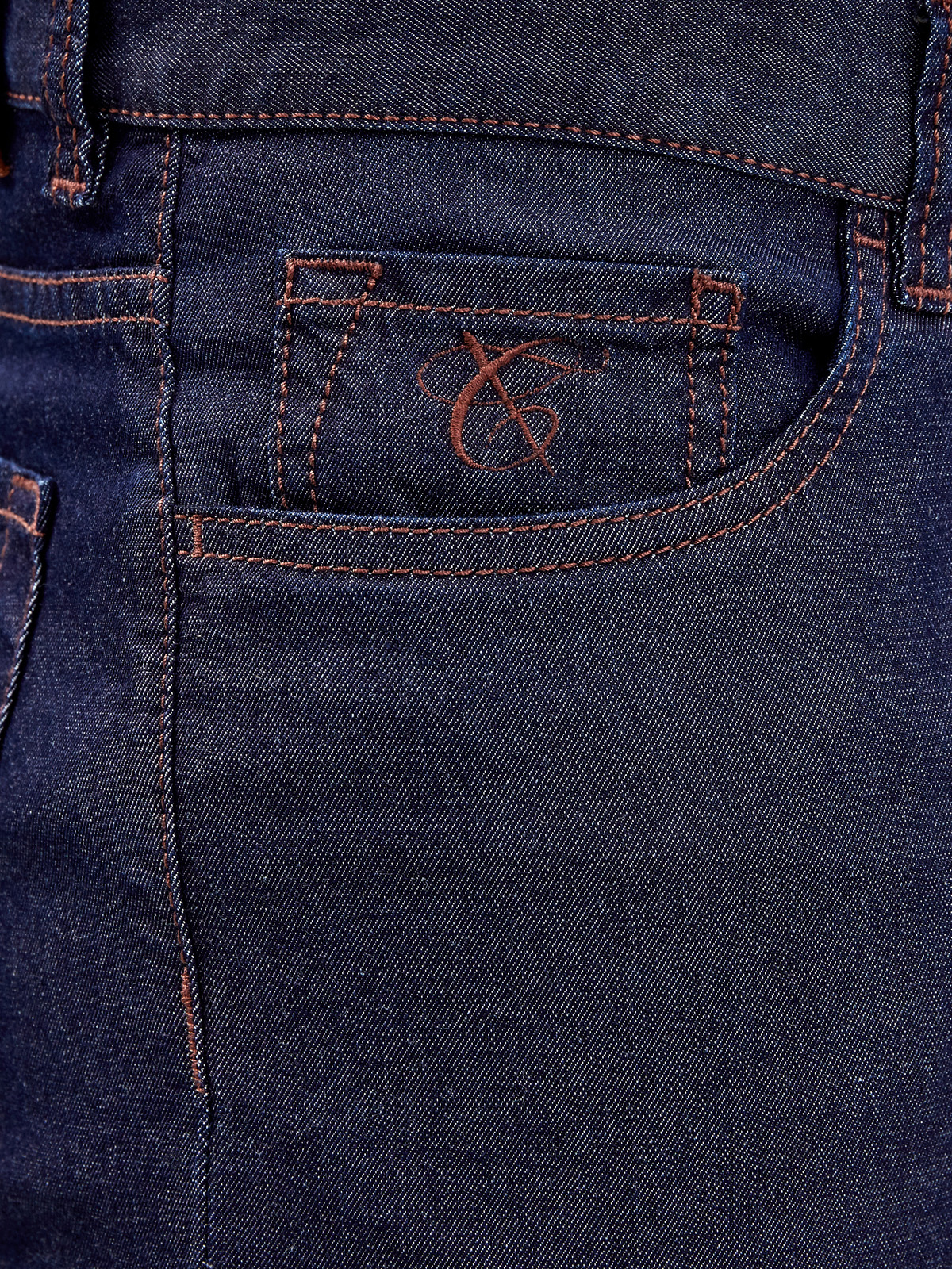 Тонкие джинсы ручной работы из денима и шелка CANALI, цвет синий, размер 50;52;58;60 - фото 5