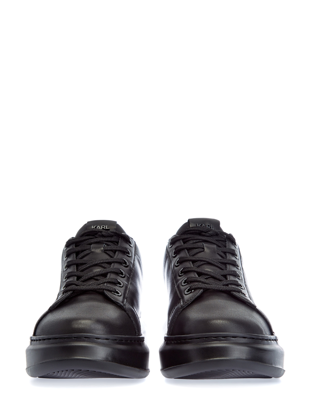 Кожаные кроссовки Kapri Karl с логотипом Outline KARL LAGERFELD, цвет черный, размер 37;39;41;42;38;40 - фото 6