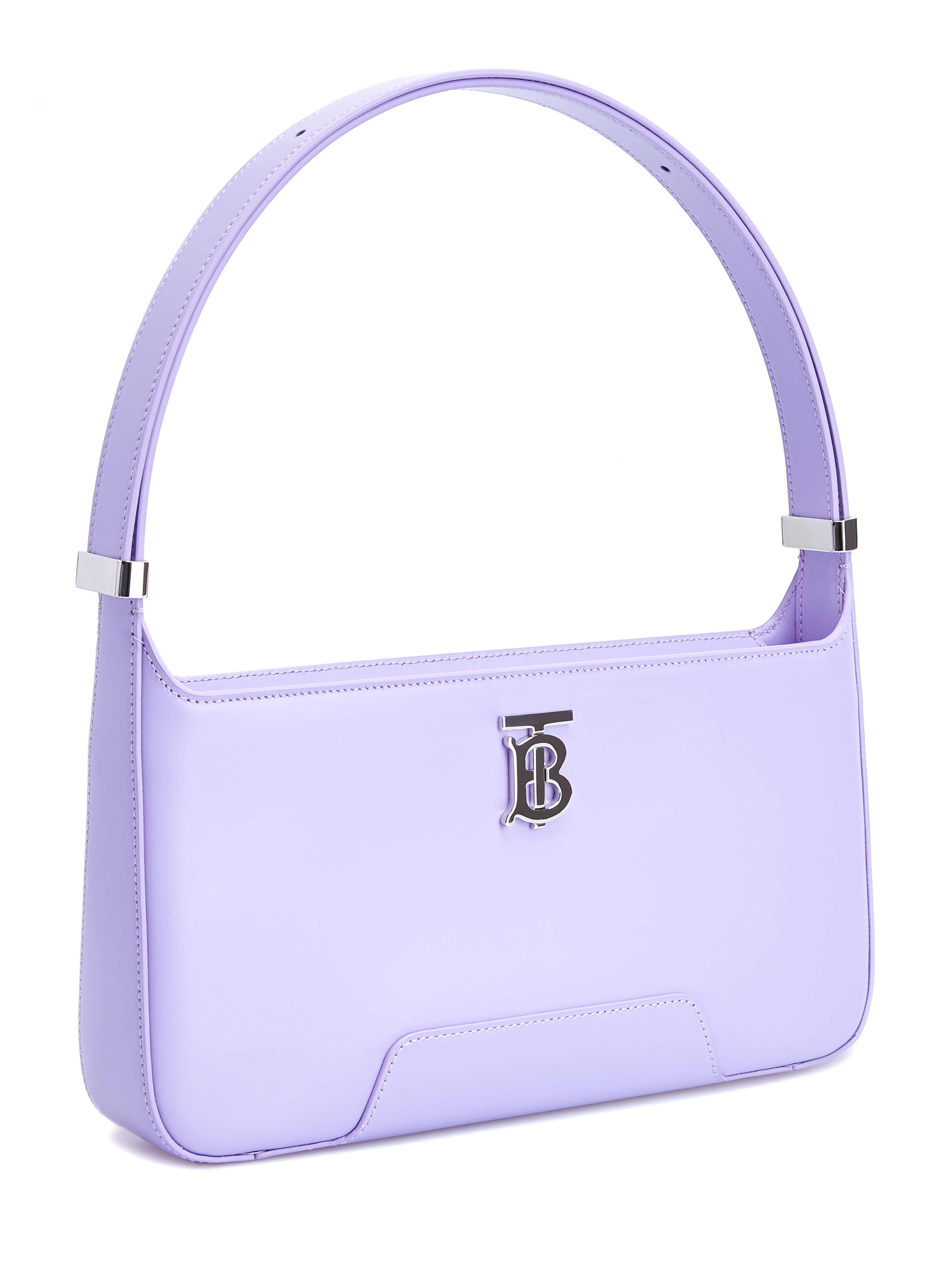 Кожаная сумка TB в пастельном лавандовом оттенке BURBERRY, цвет фиолетовый, размер 40;41;42;43;44;45 - фото 3