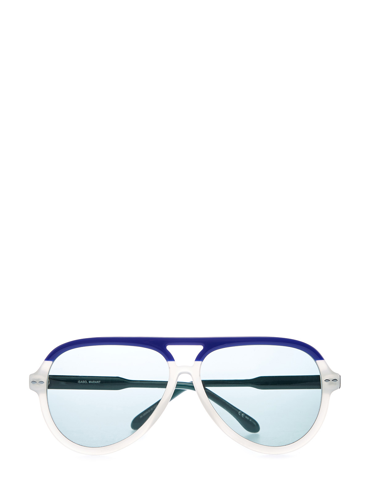 Очки-авиаторы из легкого ацетата в стиле colorblock Isabel Marant(sunglasses), цвет мульти