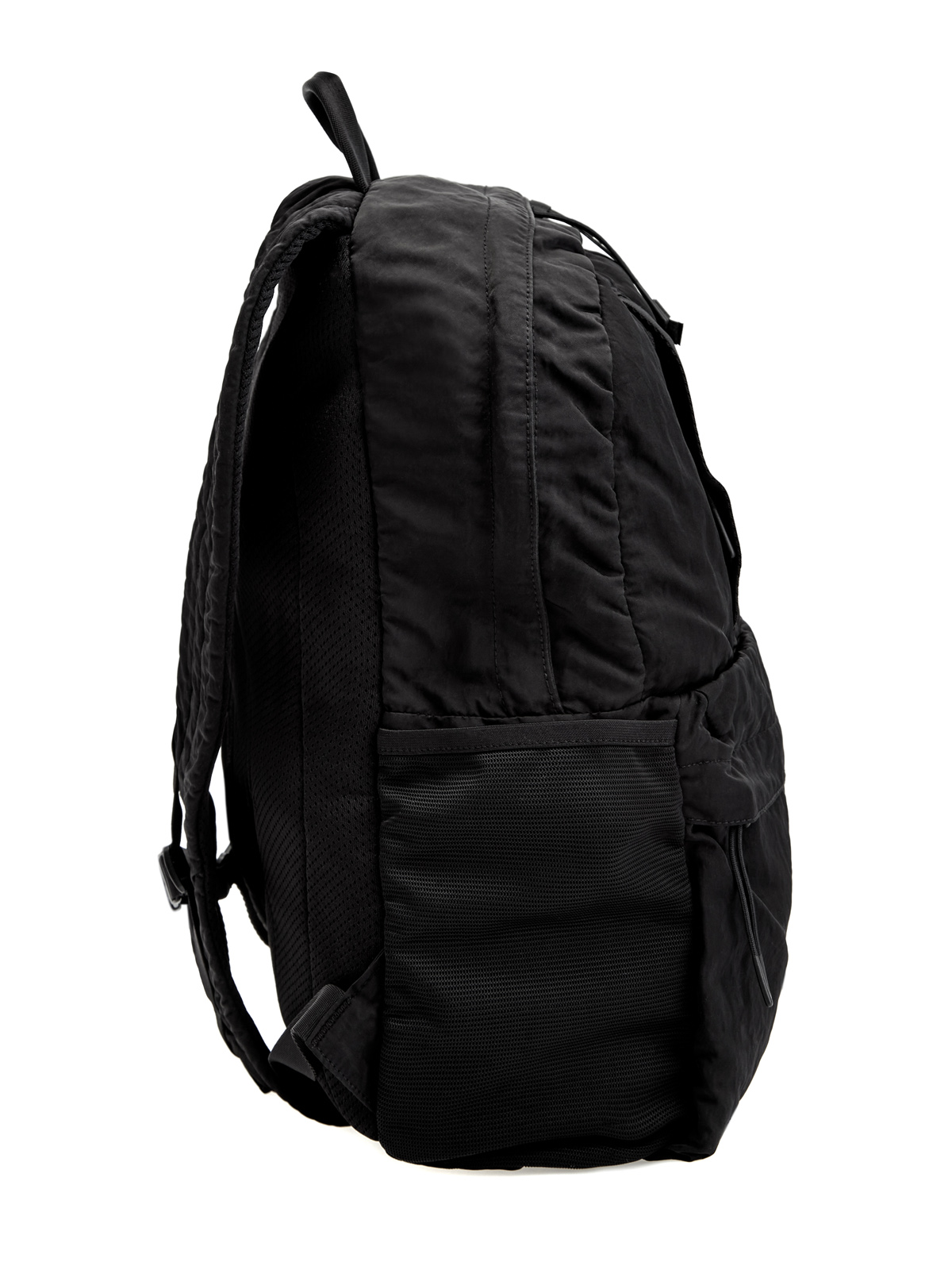 Рюкзак из водостойкого материала Nylon B с фирменной линзой C.P.COMPANY, цвет черный, размер 46;48;50;52;54;56 - фото 4