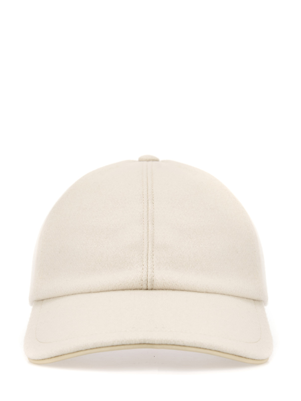 

Бейсболка из шерсти и кашемира с литой символикой, Белый, Бейсболка из шерсти и кашемира с литой символикой