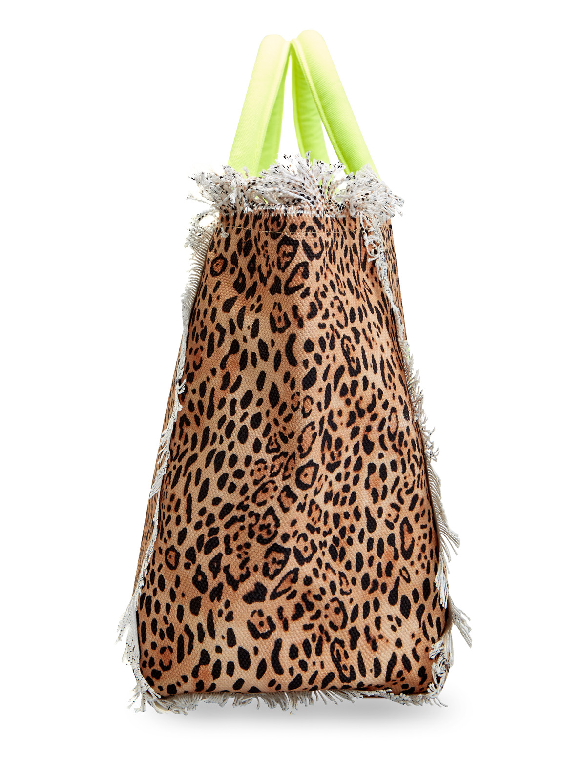 Холщовая сумка Vanity с леопардовым паттерном MC2 SAINT BARTH, цвет мульти, размер S - фото 3