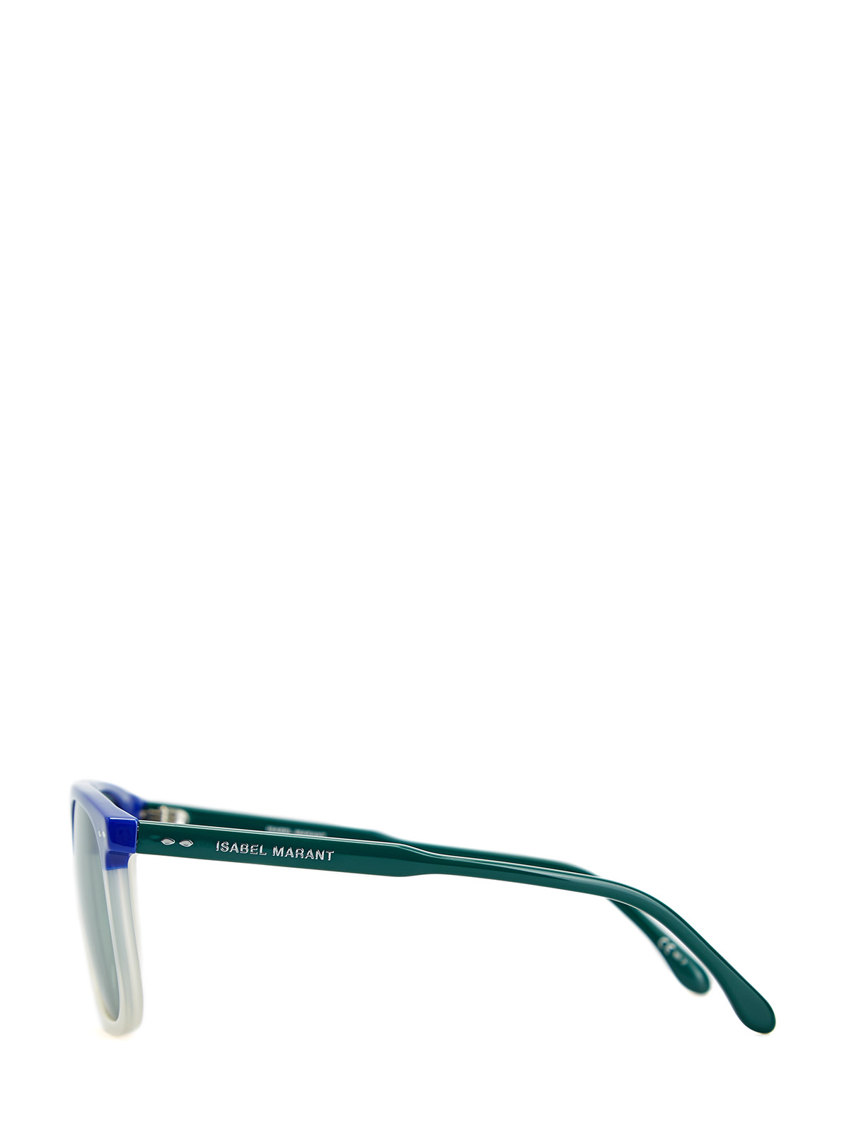 Очки в стиле colorblock из ацетата с литым логотипом Isabel Marant(sunglasses), цвет голубой - фото 3