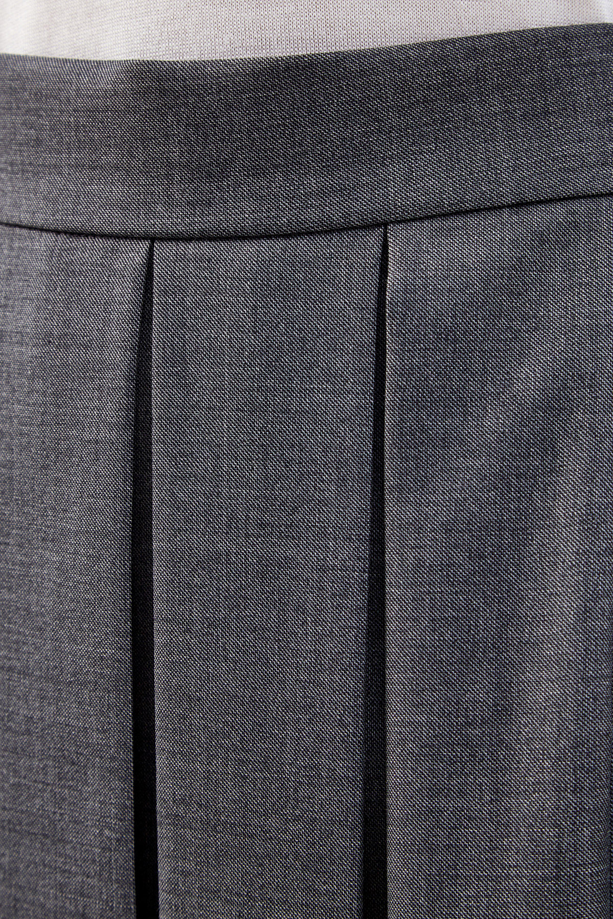 Шерстяная юбка-миди асимметричного кроя BRUNELLO CUCINELLI, цвет серый, размер 38;42;44;46 - фото 5
