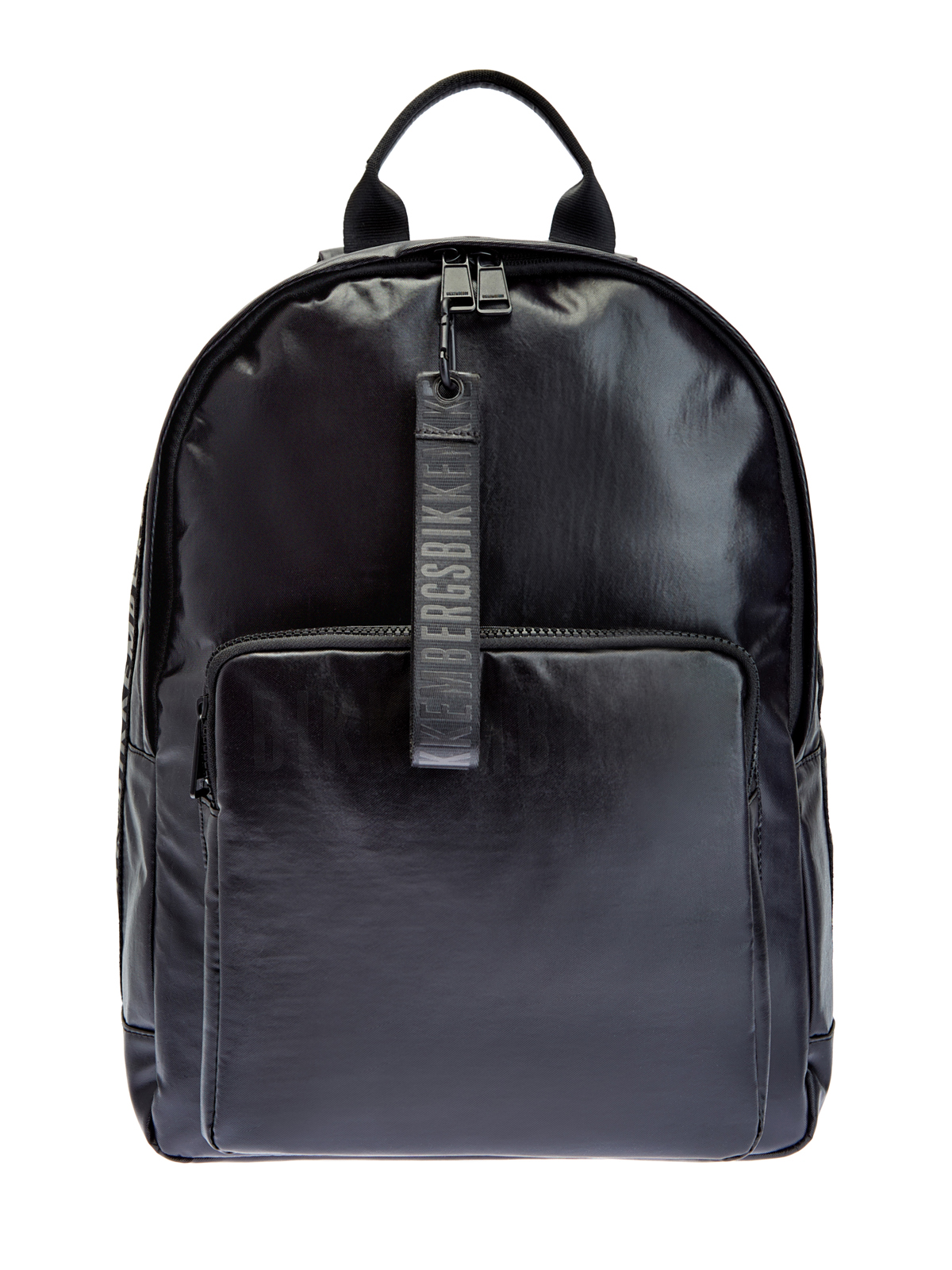 Рюкзак из глянцевого нейлона с мембранной спинкой BIKKEMBERGS, цвет черный, размер 5;6;7;8;9 - фото 1