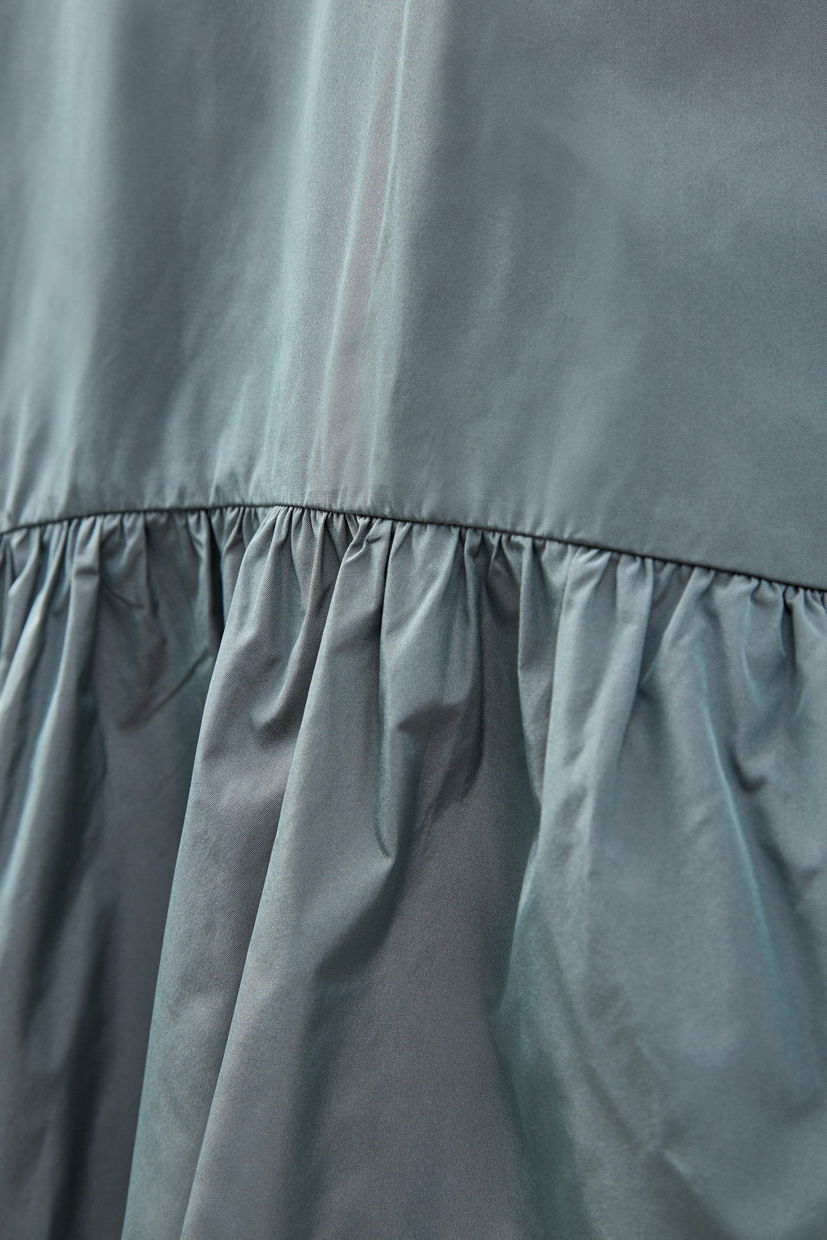 Платье из воздушной хлопковой тафты FABIANA FILIPPI, цвет серый, размер 38 - фото 6