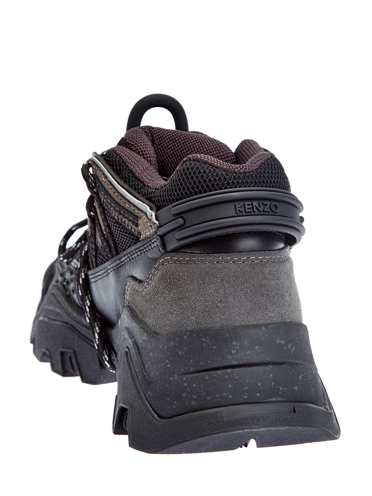 Кожаные кроссовки Inka с отделкой из мембраны и замши KENZO, цвет черный, размер 6;7 - фото 4