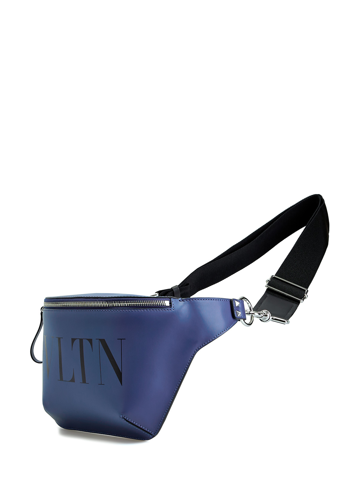 Поясная сумка VLTN из гладкой матовой кожи VALENTINO, цвет синий, размер 36;36.5;37;37.5;38;38.5;39;40;41;39.5 - фото 2