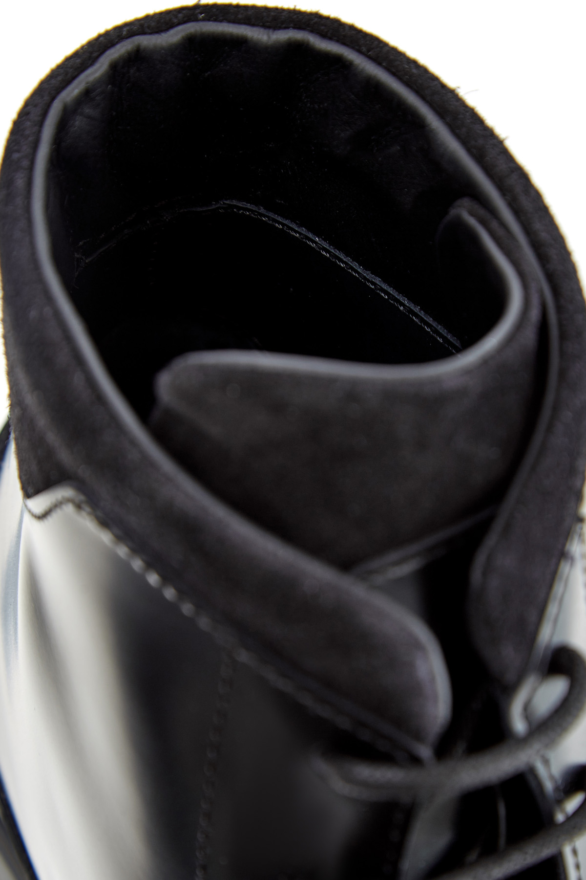 Высокие ботинки с прорезиненной отделкой и текстильными манжетами HOGAN, цвет черный, размер 43.5;44;44.5 - фото 6