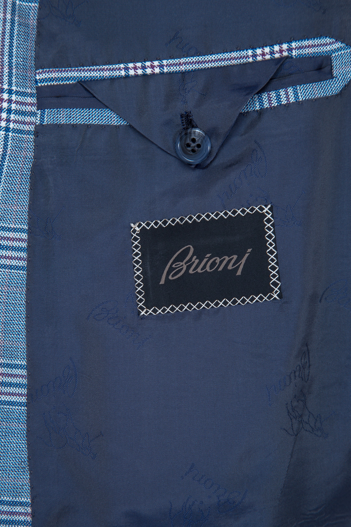 пиджак BRIONI, цвет голубой, размер 54 - фото 2